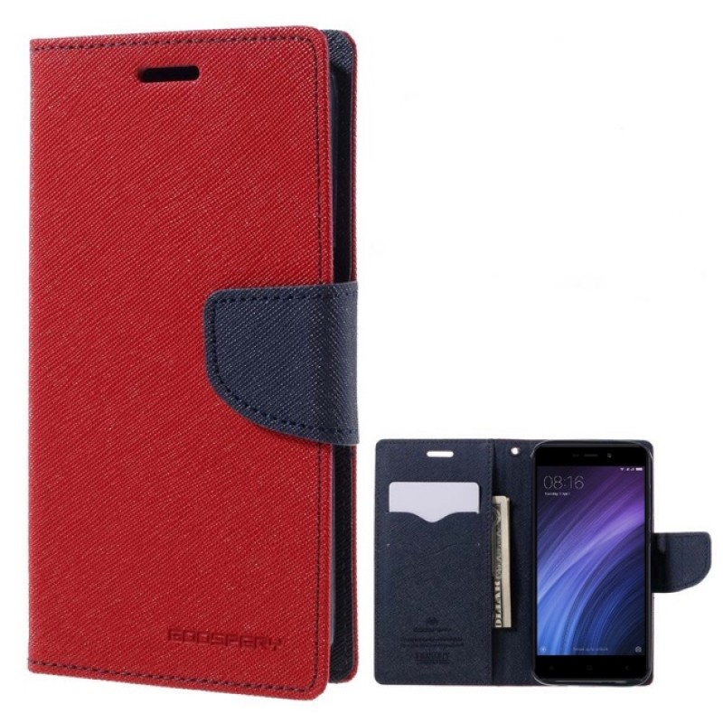 Atverčiamas raudonas fancy dėklas (REDMI 4A) Atverčiamas raudonas fancy dėklas (REDMI 4A)